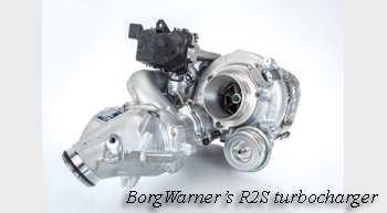 BorgWarner’s new R2S turbochargers enhance fuel economy