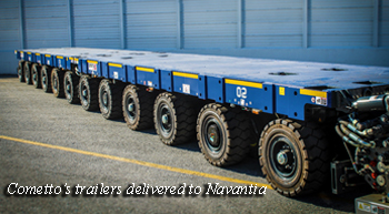 Cometto delivers 46 axle lines to Navantia SA
