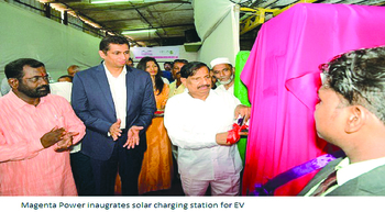 Magenta Power sets up India’s first solar charging station for EV