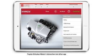 Toyota Kirloskar Motor launches interactive test drive application