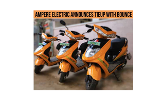 Ampere Electric partners Bounce to accelerate shared mobility on electric scooters